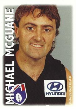 1996-97 Optus Vision Pro Squad #20 Michael McGuane Front
